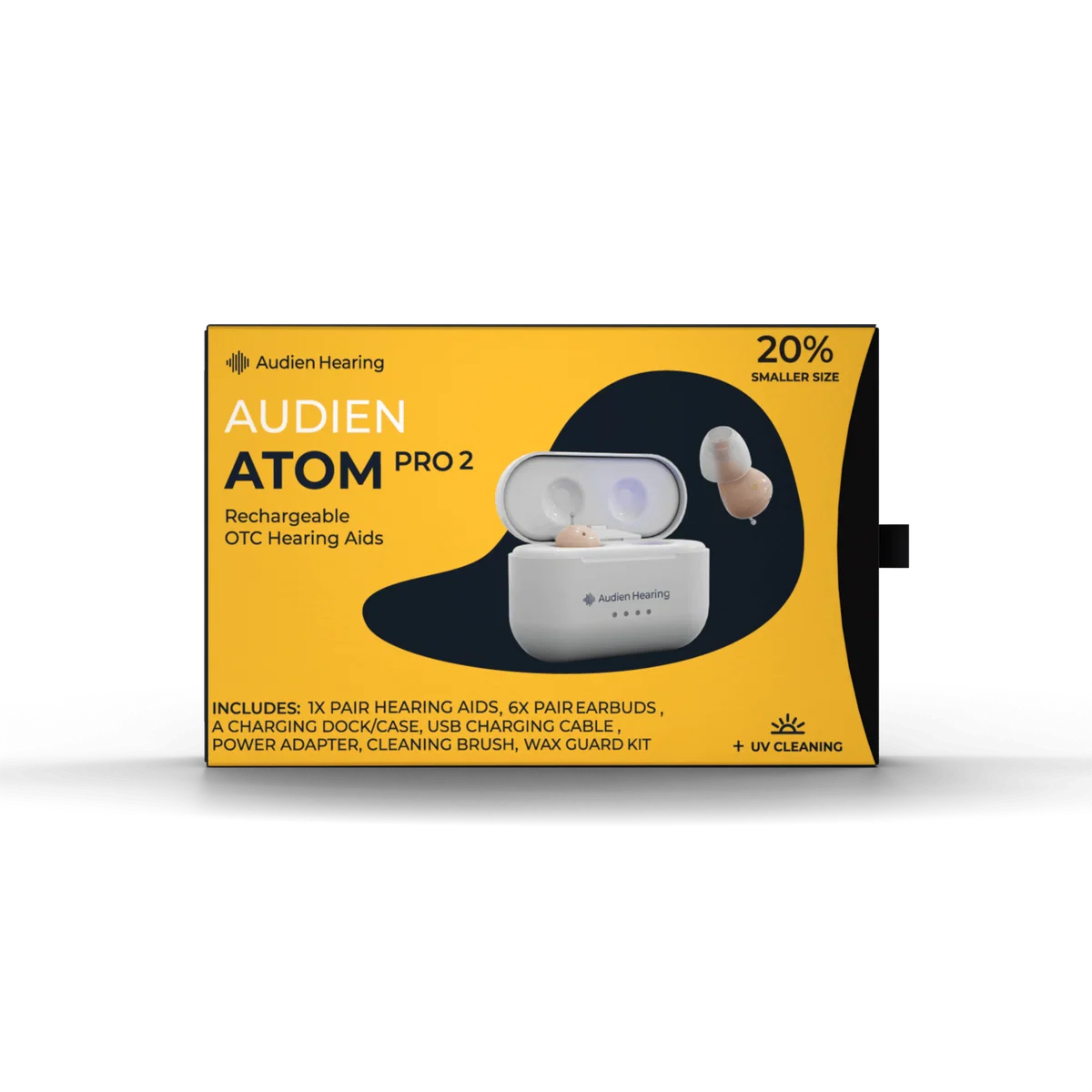 Audien Atom Pro 2 OTC Hearing Aids